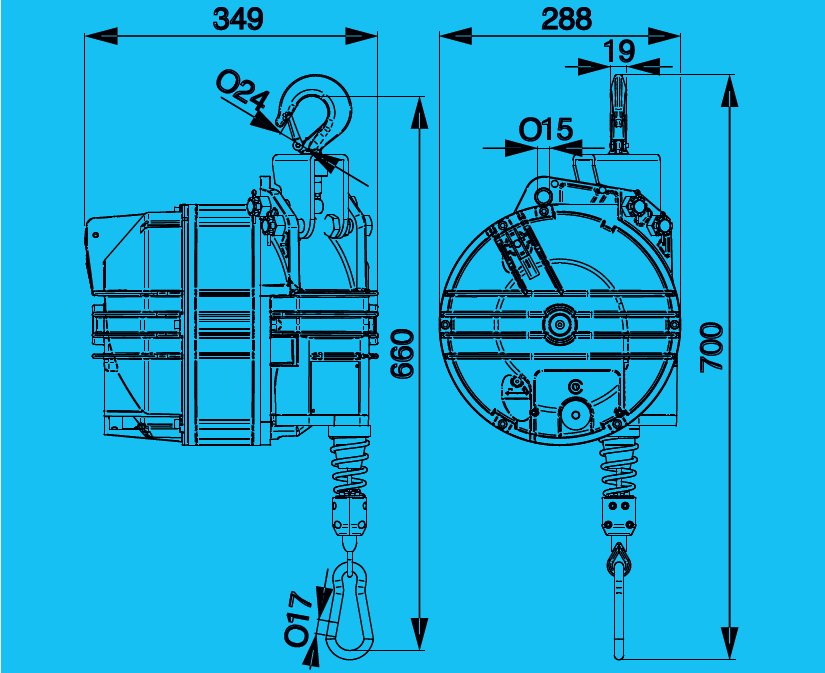 Tecna 9422 balanszer 100-120 kg