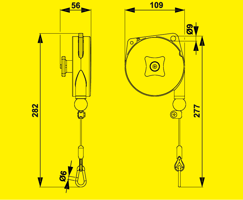 Tecna 9310 ATEX balanszer 0,2-0,5 kg