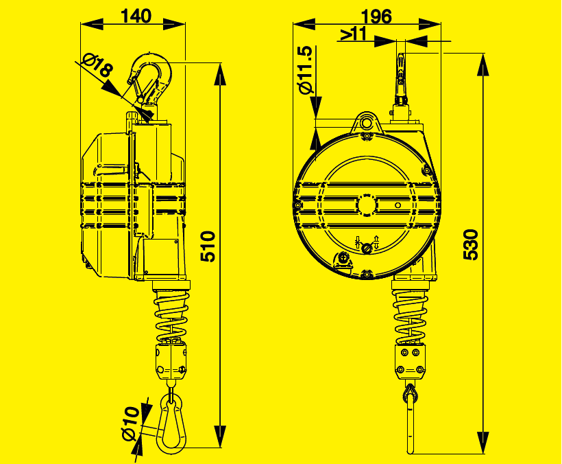 Tecna 9354 ATEX balanszer 4-7 kg