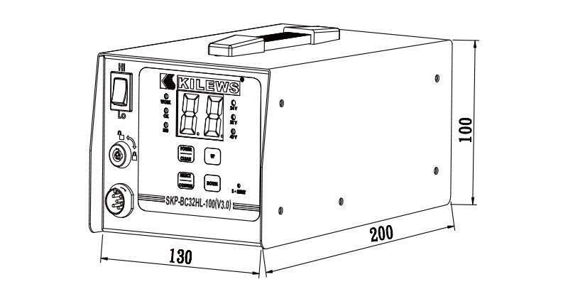 Kilews SKP-BC32HL-100 csavarszámlálós tápegység