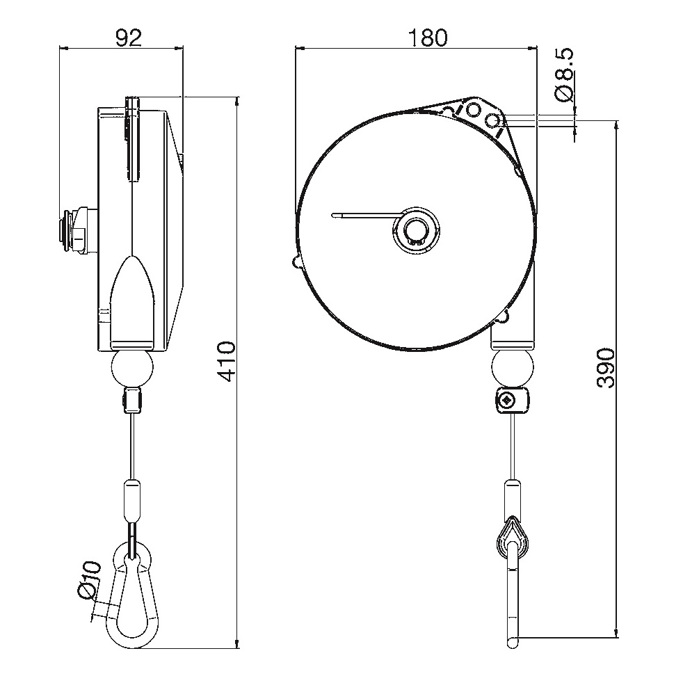 Tecna 9336IL balanszer 2-4 kg