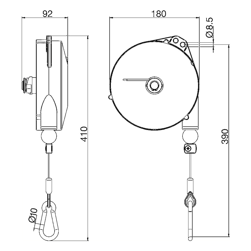 Tecna 9346IL balanszer 2-4 kg
