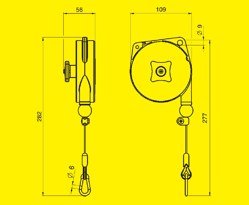 Tecna 9310 ESD balanszer 0,2-0,5 kg