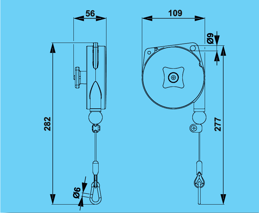 Tecna 9301NY balanszer  0,4-1 kg