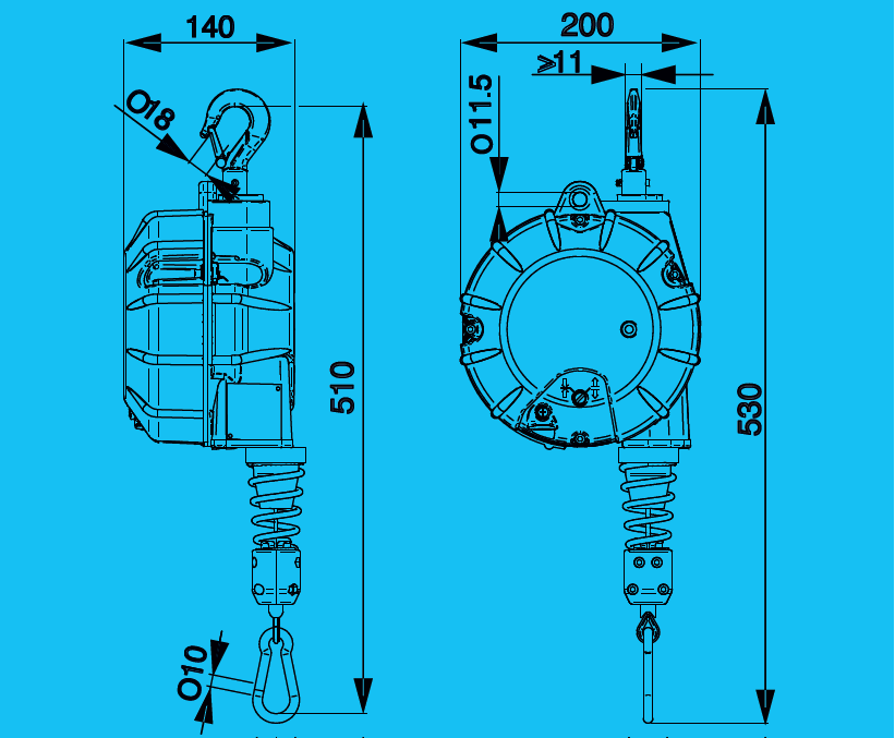 Tecna 9354G balanszer 4-7 kg