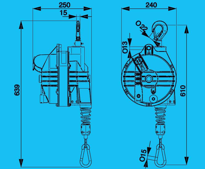 Tecna 9370 balanszer 75-90 kg