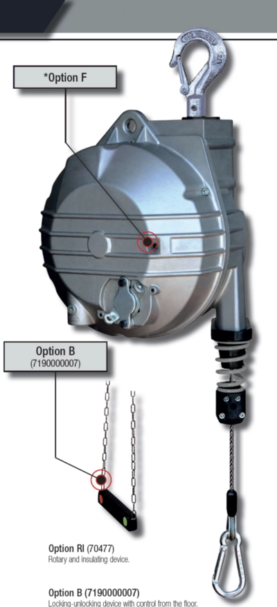 Tecna 9505 balanszer 50-60 kg