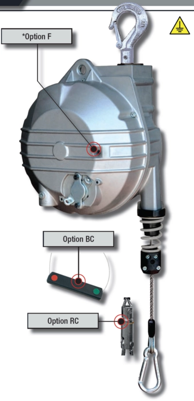 Tecna 9502 ESD balanszer 20-30 kg