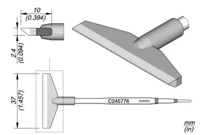 JBC C245-776 Forrasztópákacsúcs