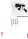 Leica M50, M60 and M80 User Manual